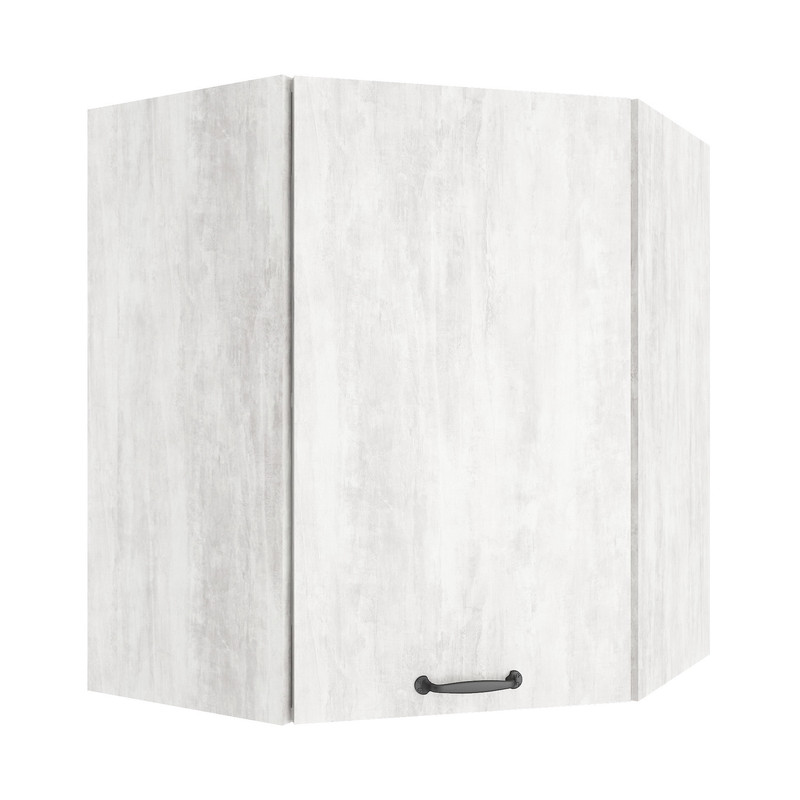 Шафа навісна кутова 600мм Н-17 бетон