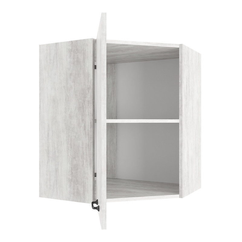 Шафа навісна кутова 600мм Н-17 бетон