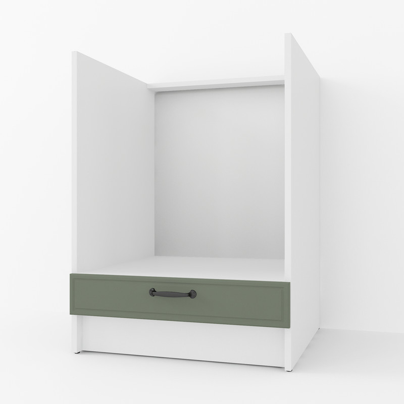 Тумба під духовку 600мм К-56 (без стільниці) білий - камуфляж