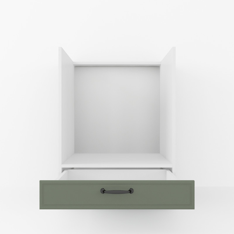 Тумба під духовку 600мм К-56 (без стільниці) білий - камуфляж