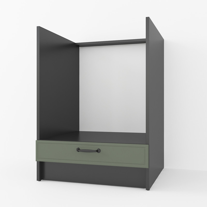 Тумба під духовку 600мм К-56 (без стільниці) чорний - камуфляж