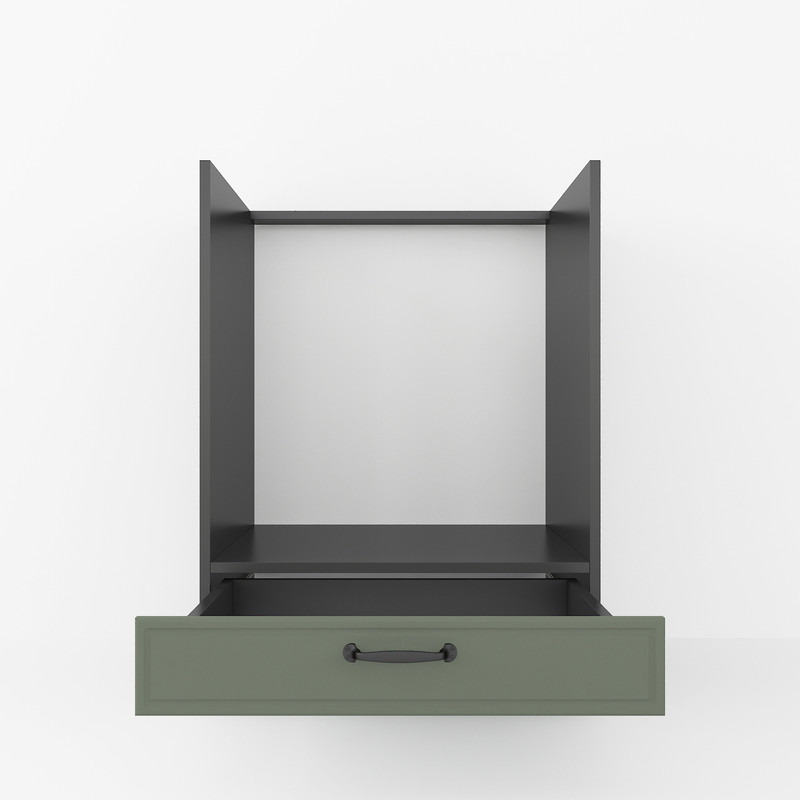 Тумба під духовку 600мм К-56 (без стільниці) чорний - камуфляж