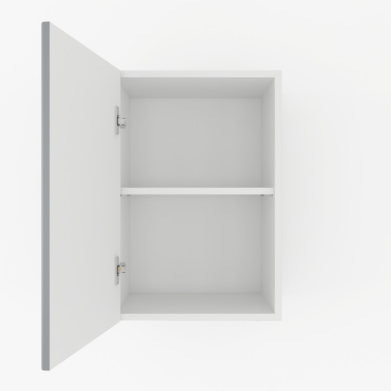 Шафа навісна 400мм К-51 білий - асфальт