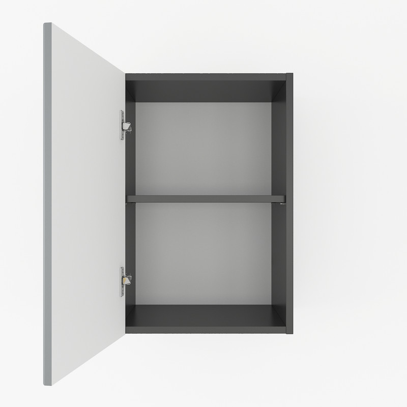 Шафа навісна 400мм К-51 чорний - асфальт