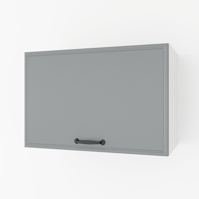 Шафа навісна 600мм, витяжка К-52 білий - асфальт