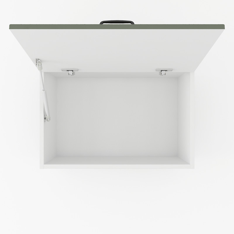 Шафа навісна 600мм, витяжка К-52 білий - камуфляж