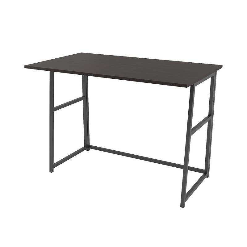 Стіл розкладний Д-39 756х1044х600 (ВхШхГ) венге темний - чорний