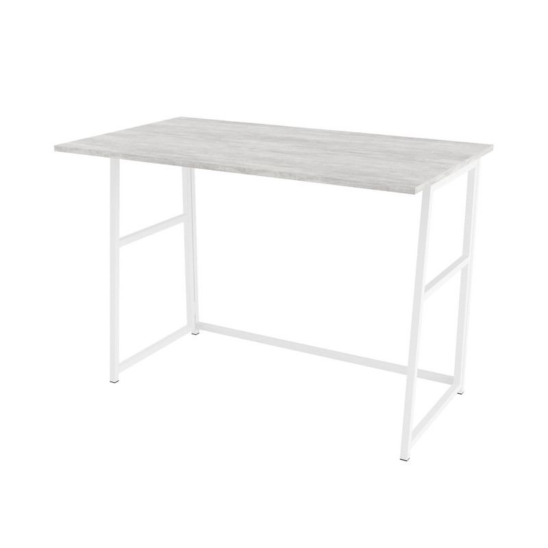 Стіл розкладний Д-39 756х1044х600 (ВхШхГ) бетон-білий