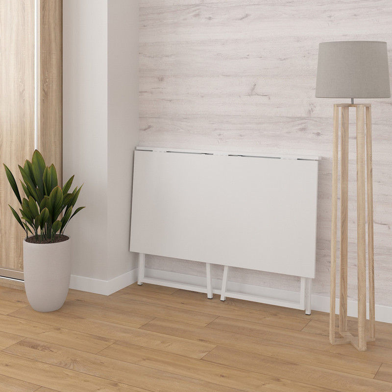 Стіл розкладний Д-39 756х1044х600 (ВхШхГ) білий