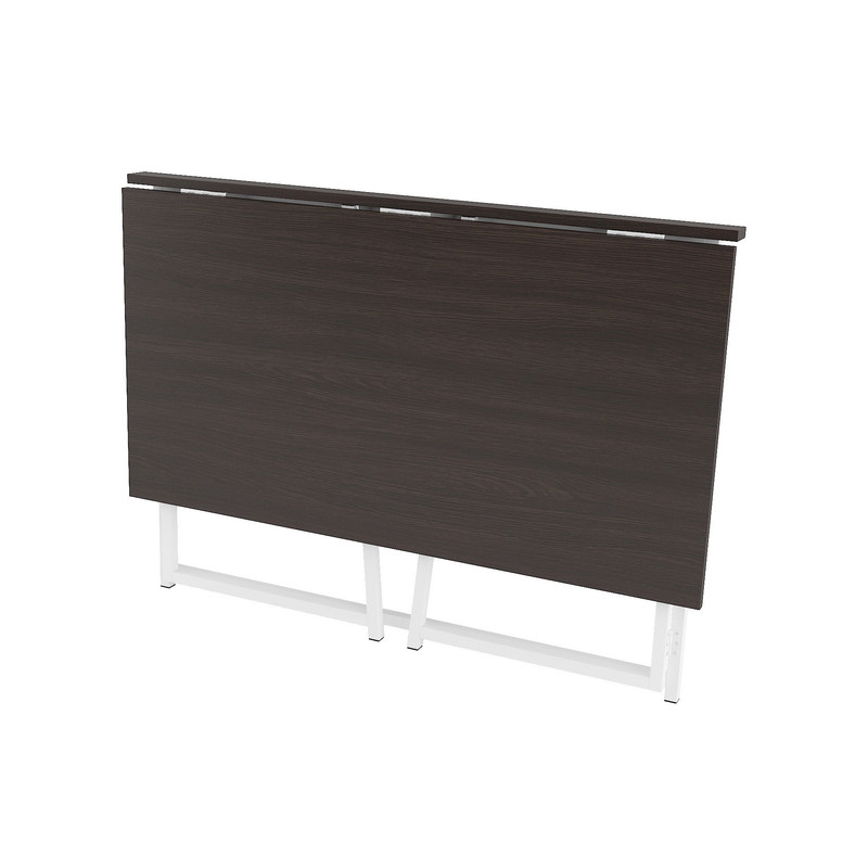 Стіл розкладний Д-39 756х1044х600 (ВхШхГ) венге темний-білий