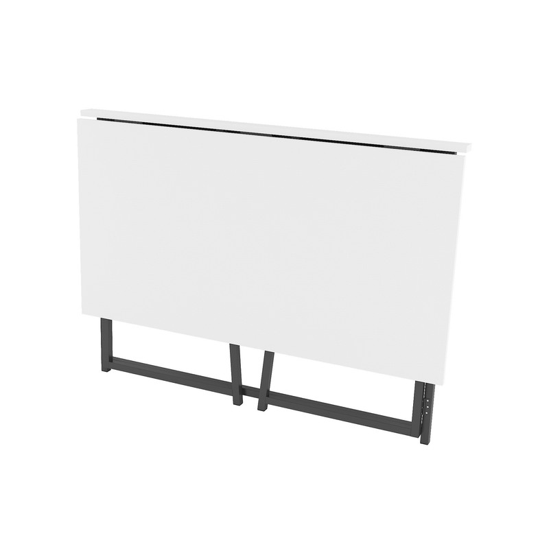 Стіл розкладний Д-39 756х1044х600 (ВхШхГ) чорний-білий