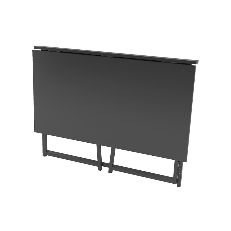 Стіл розкладний Д-39 756х1044х600 (ВхШхГ) чорний матовий