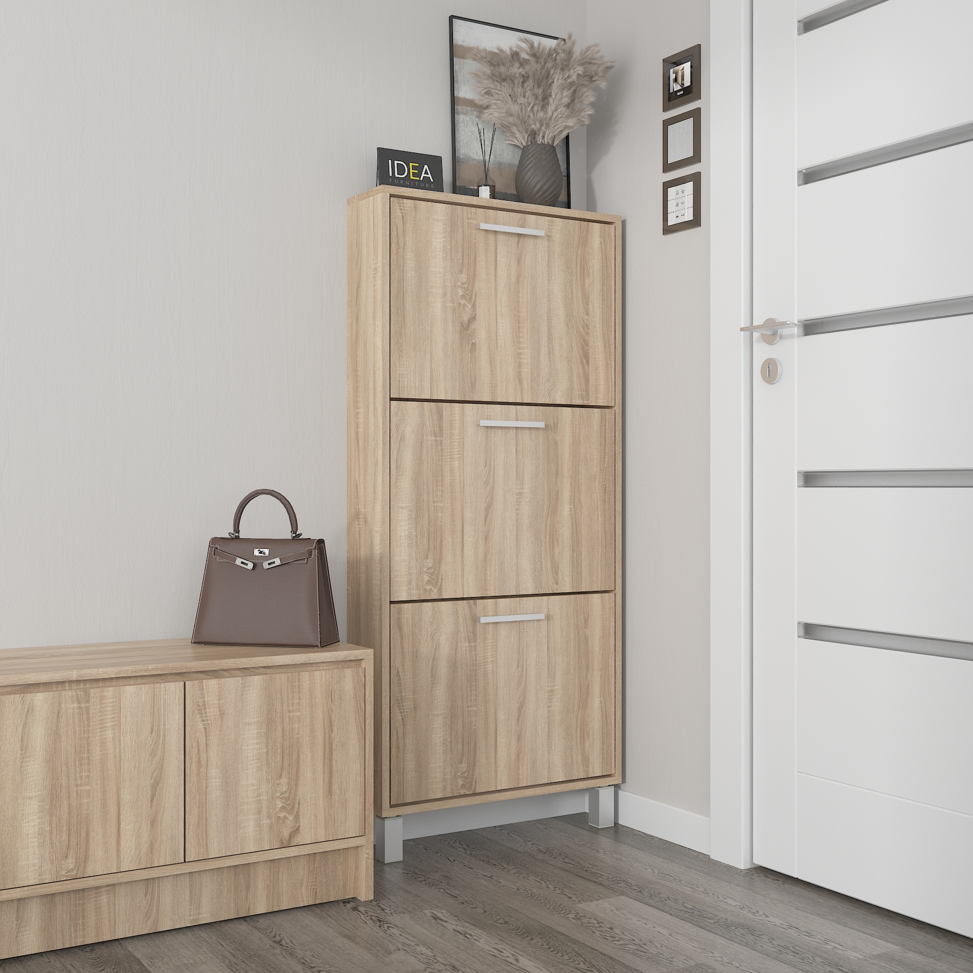 Взуттєва тумба А-160 дуб сонома