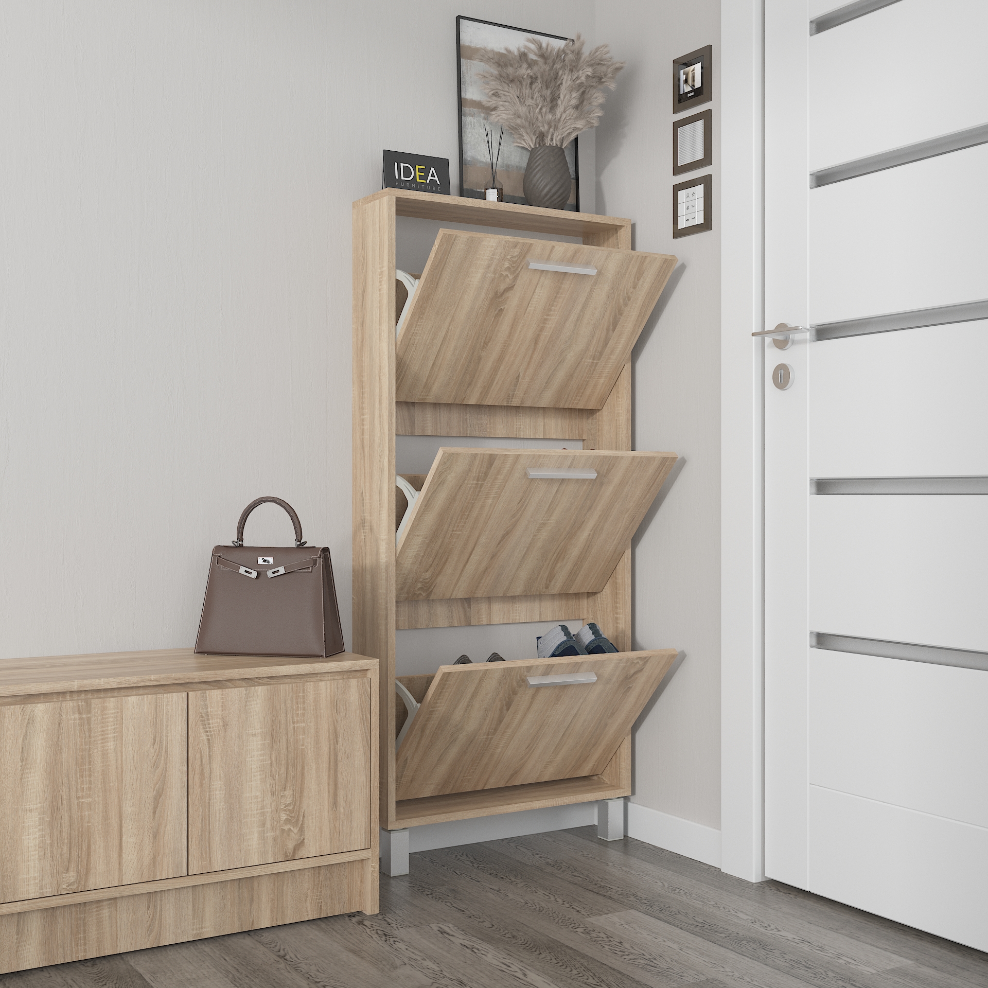 Взуттєва тумба А-160 дуб сонома