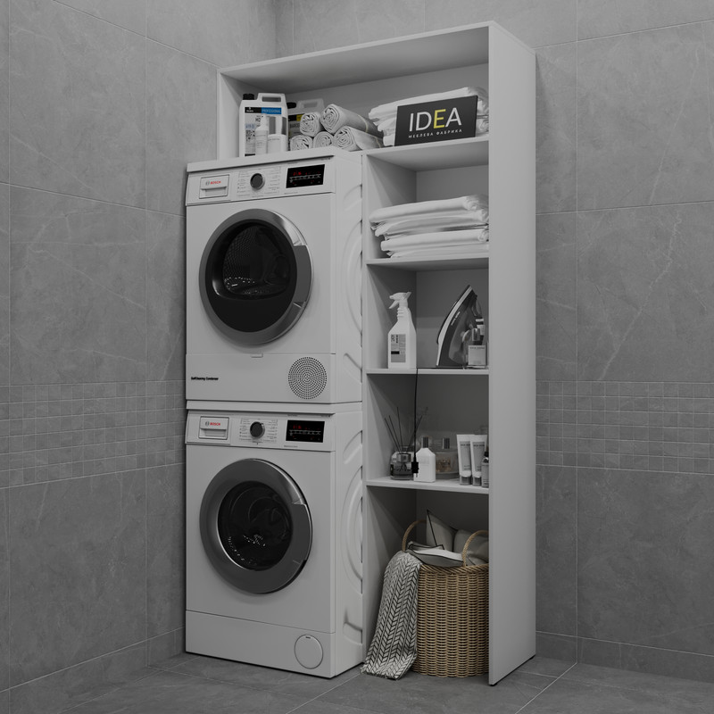 Тумба під пральну машину В-48 білий