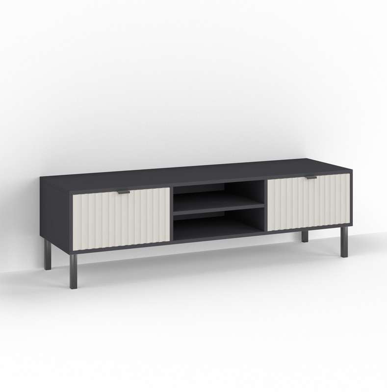 Тумба під ТВ П-5 Антрацит - Кашемір