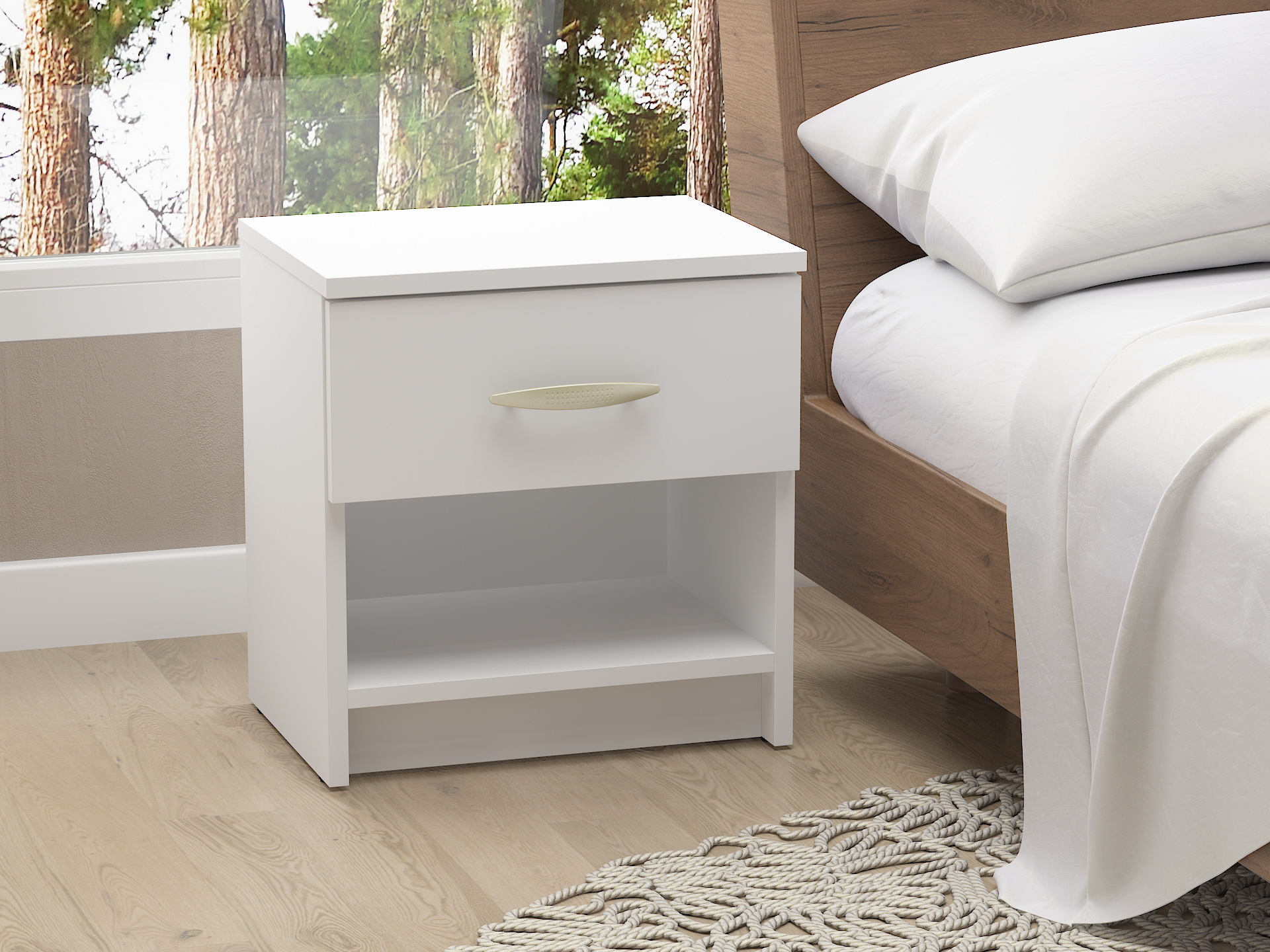 Комплект тумбочок А-26 (2шт) білий