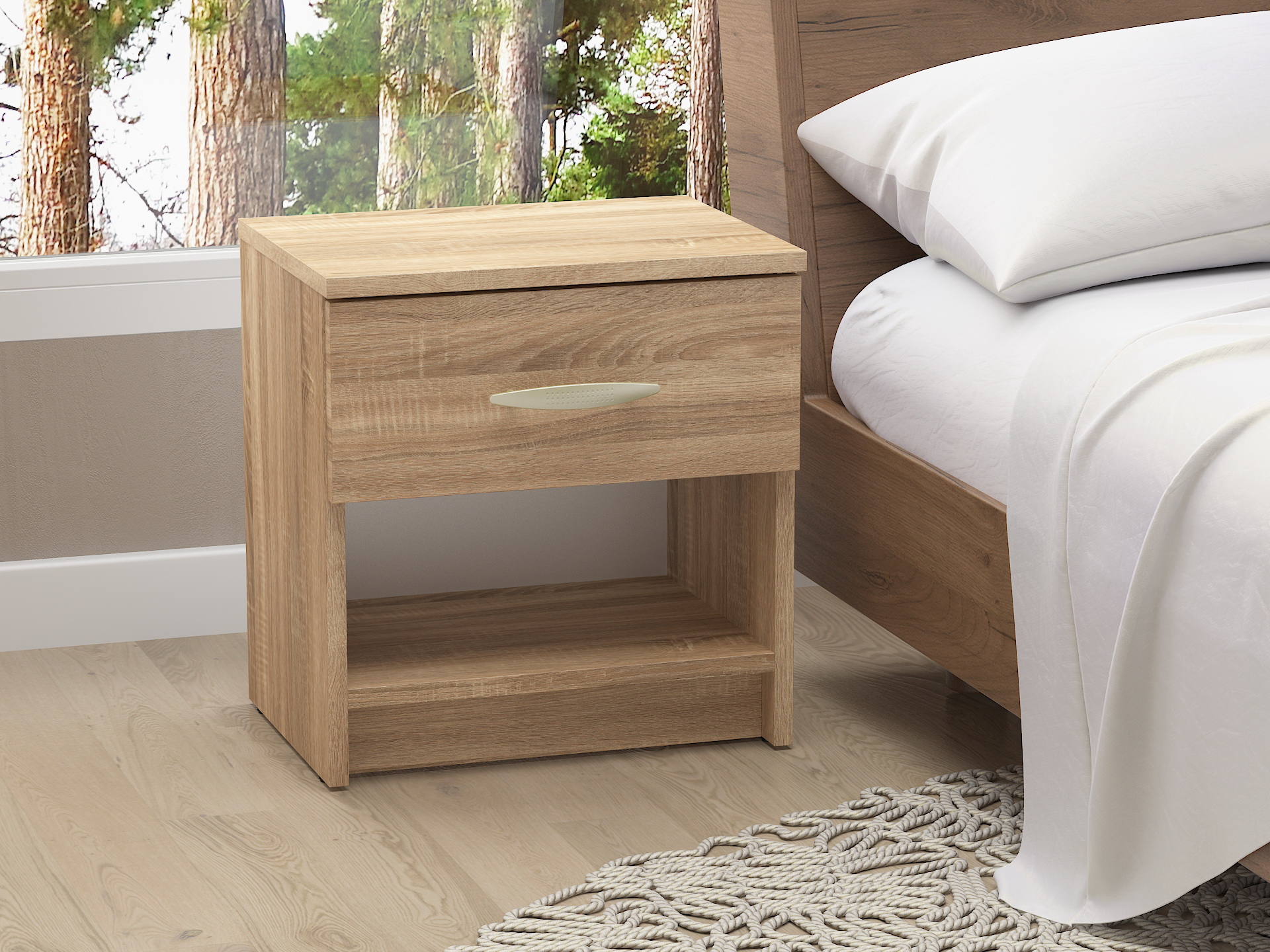 Комплект тумбочок А-26 (2шт) дуб сонома