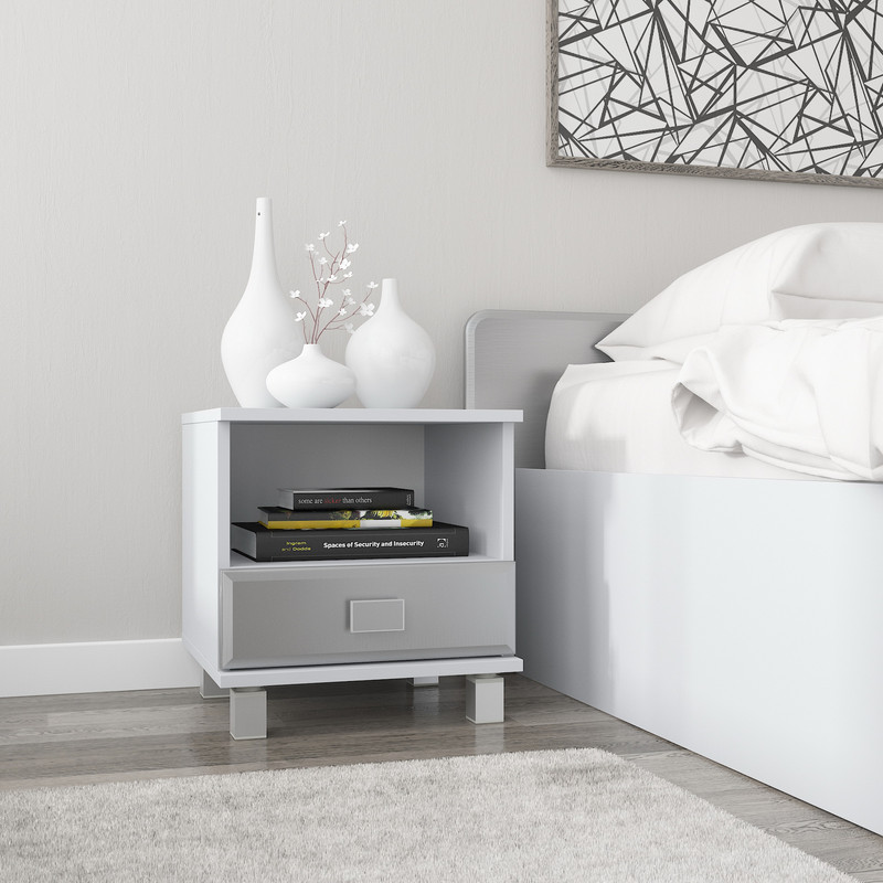 Тумба приліжкова ТБ-293 металік