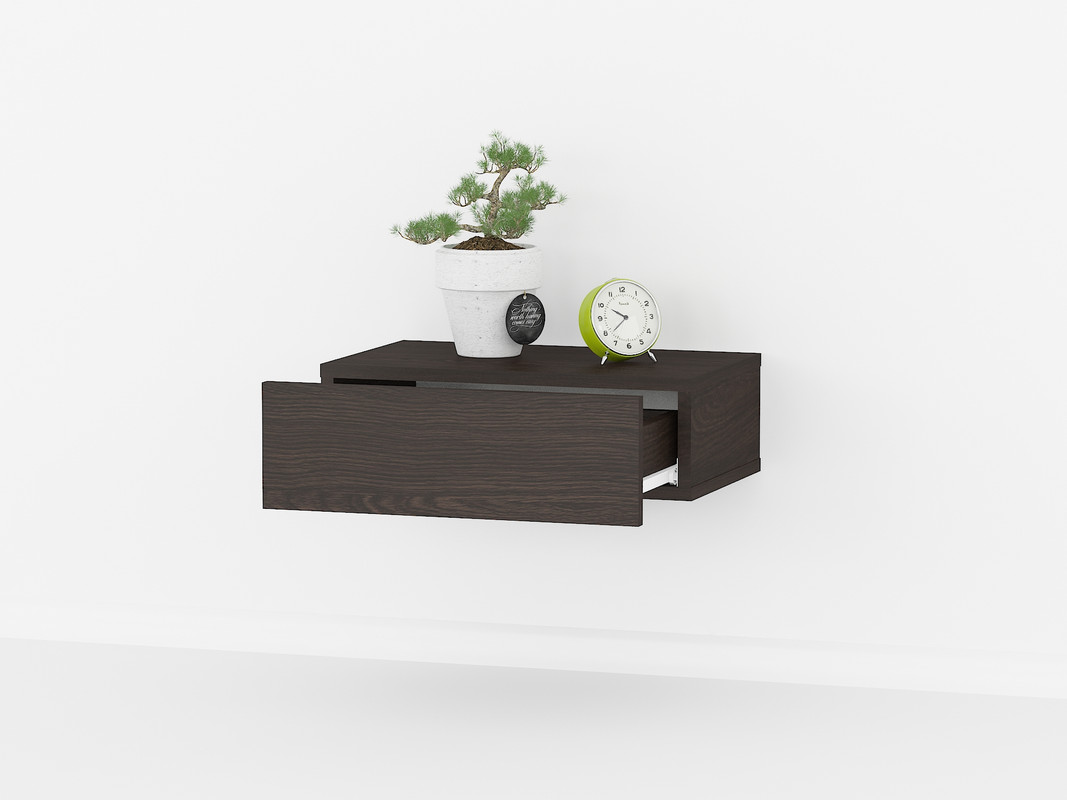 Комплект навісних приліжкових тумб (2шт) А-103 венге темний