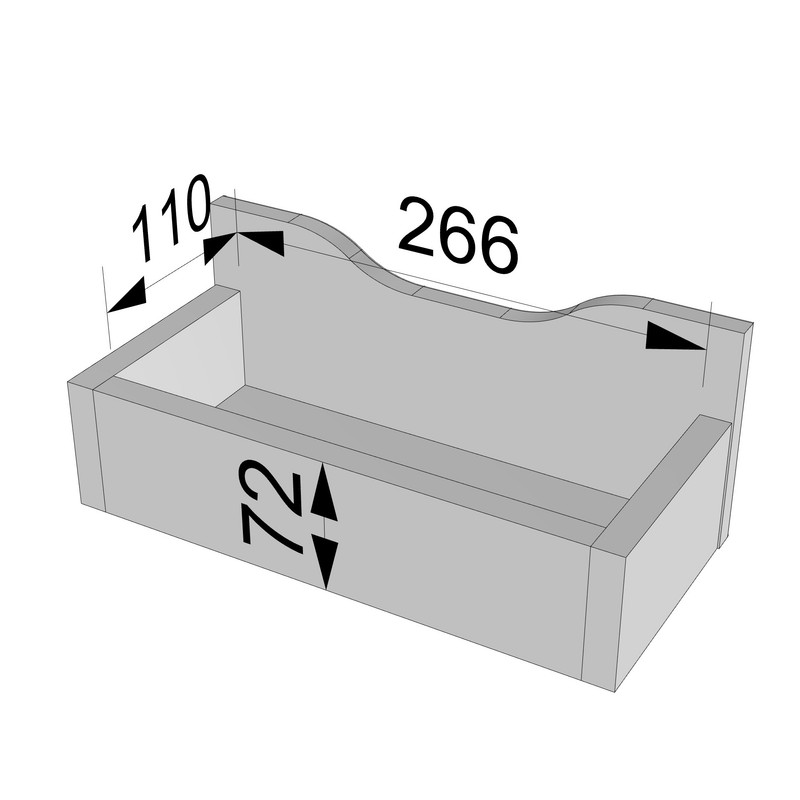 Туалетний стіл А-110 венге темний
