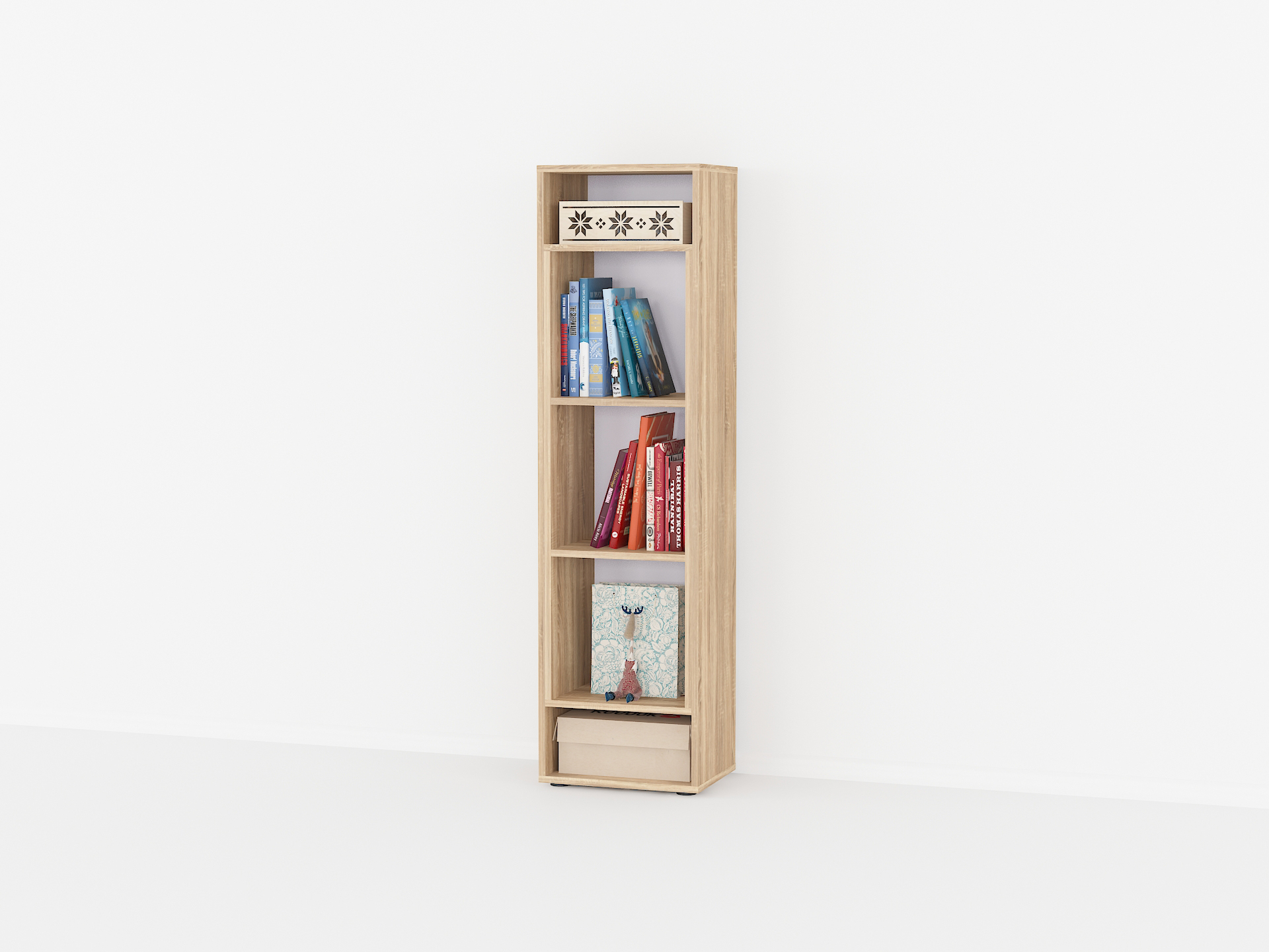 Книжкова полиця А-71 дуб сонома