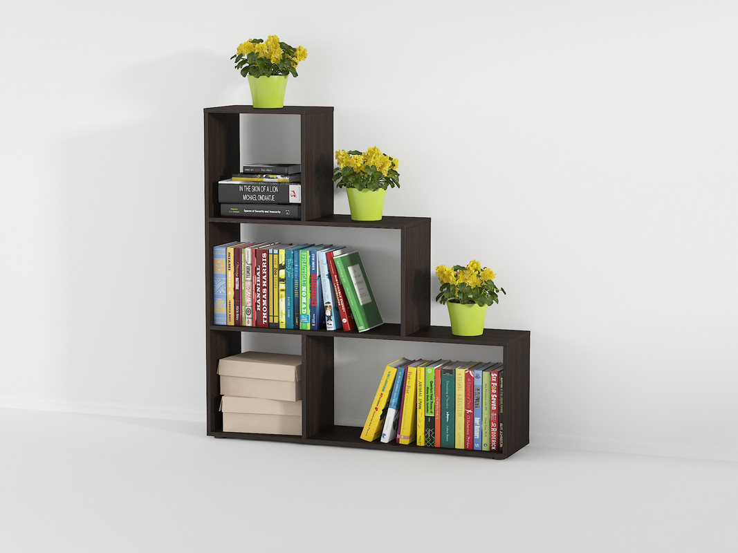 Книжкова Полиця А-75 венге темний