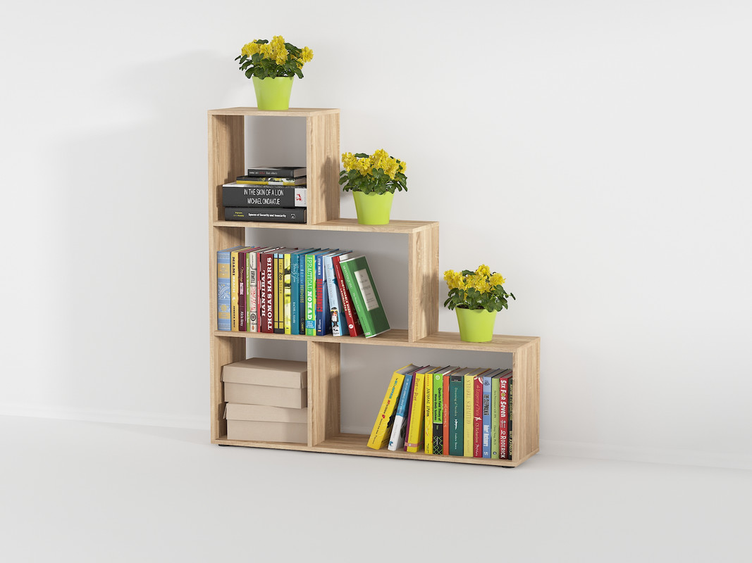 Книжкова Полиця А-75 дуб сонома