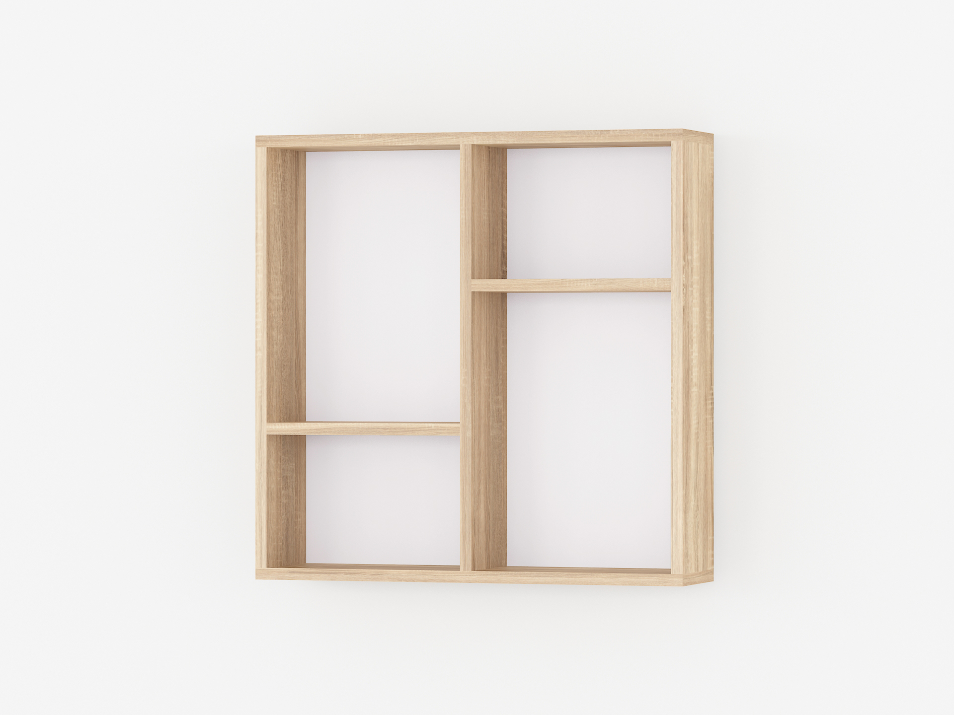 Настінні полиці А-66 (2шт в комплекті) дуб сонома