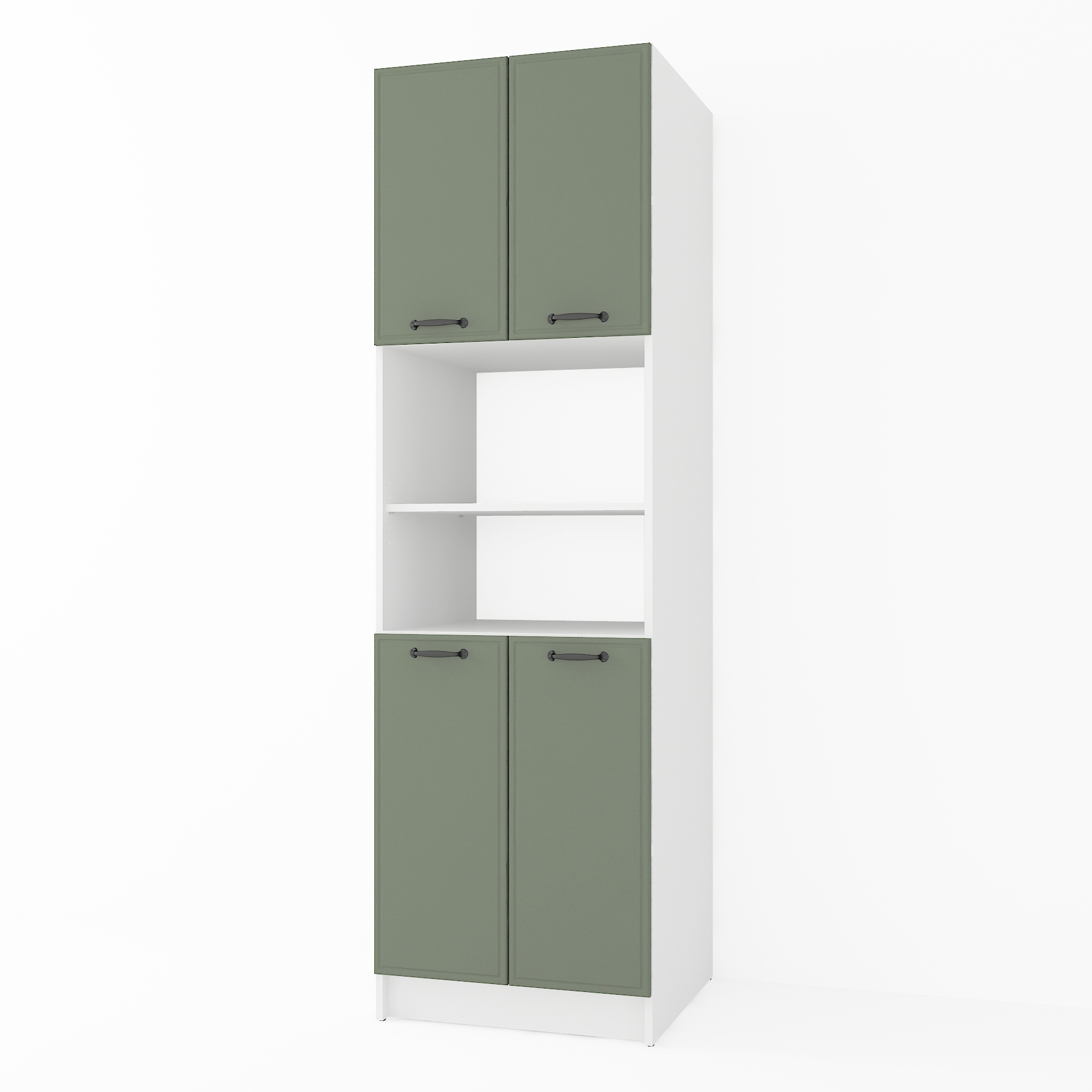 Пенал для кухні К-75 білий - камуфляж