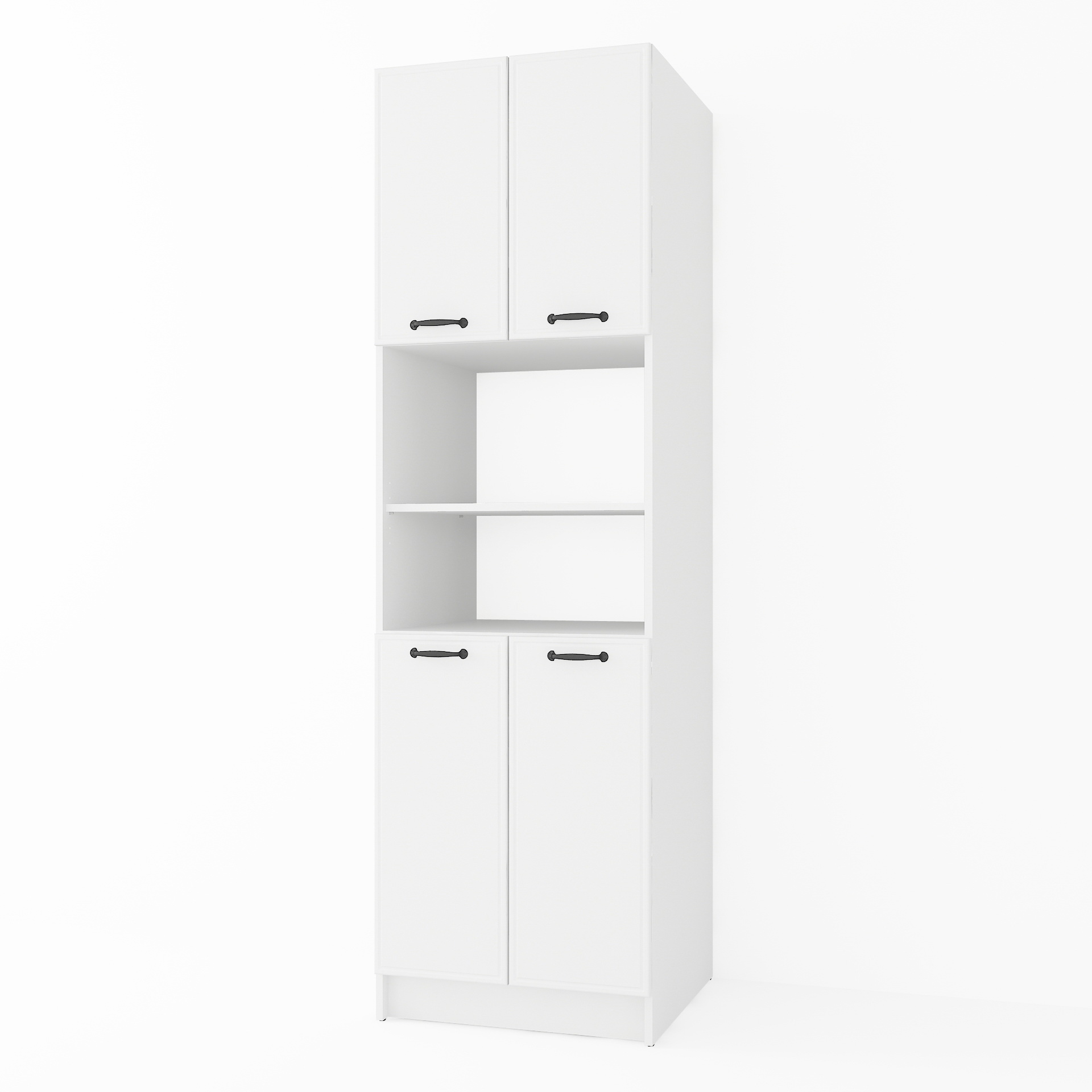 Пенал для кухні К-75 білий