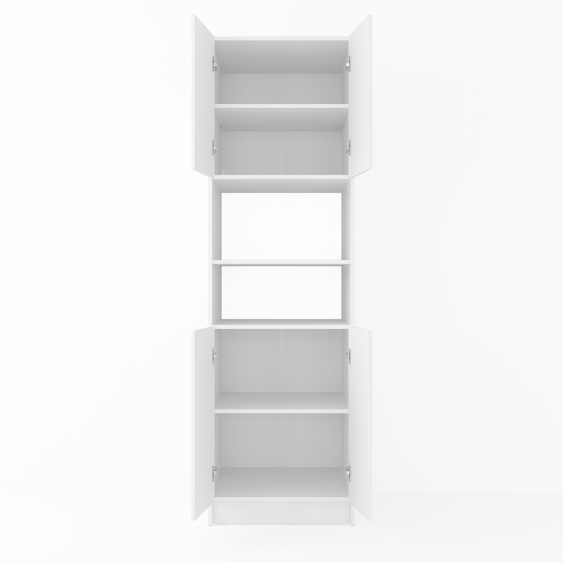 Пенал для кухні К-75 білий