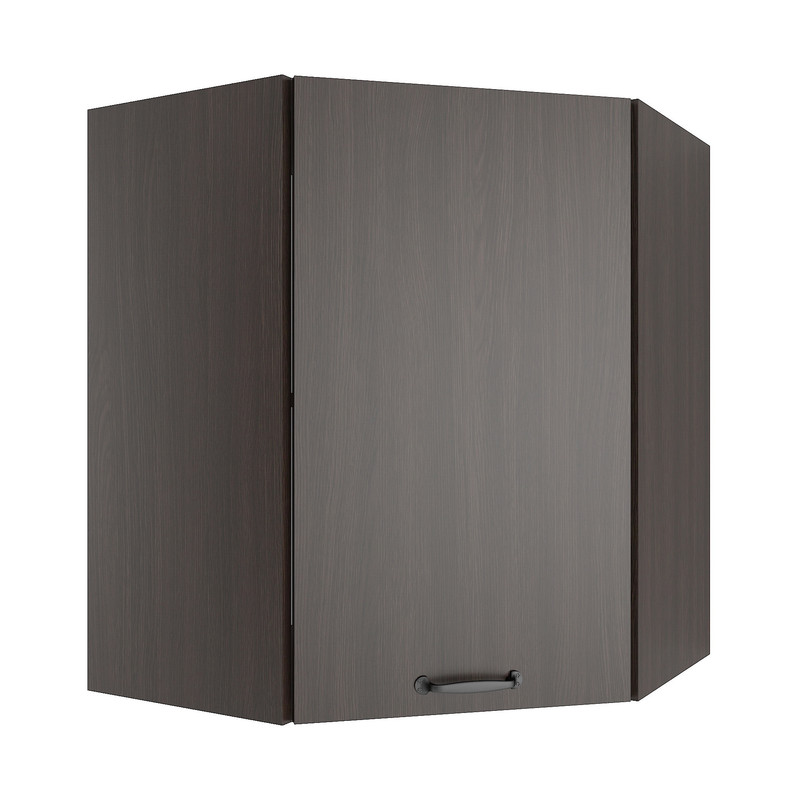 Шафа навісна кутова 600мм Н-17 венге темний