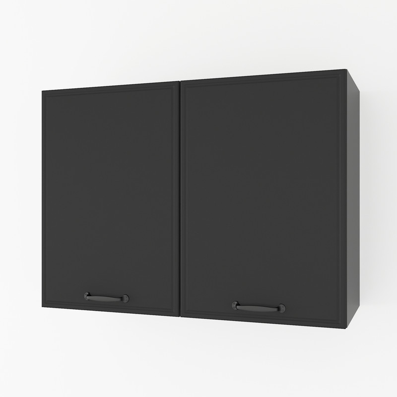 Шафа навісна 800мм К-62 чорний матовий