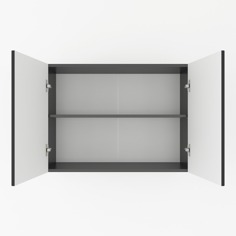 Шафа навісна 800мм К-62 чорний матовий