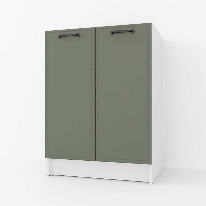 Тумба низ 600мм К-63 (без стільниці) білий - камуфляж