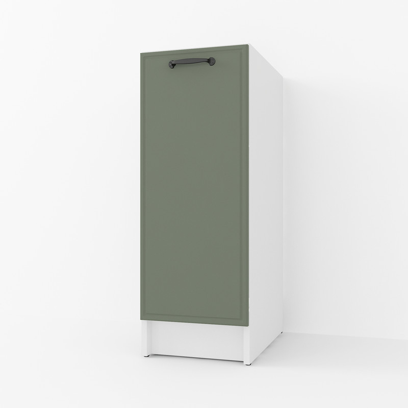 Тумба низ 300мм К-57 (без стільниці) білий - камуфляж