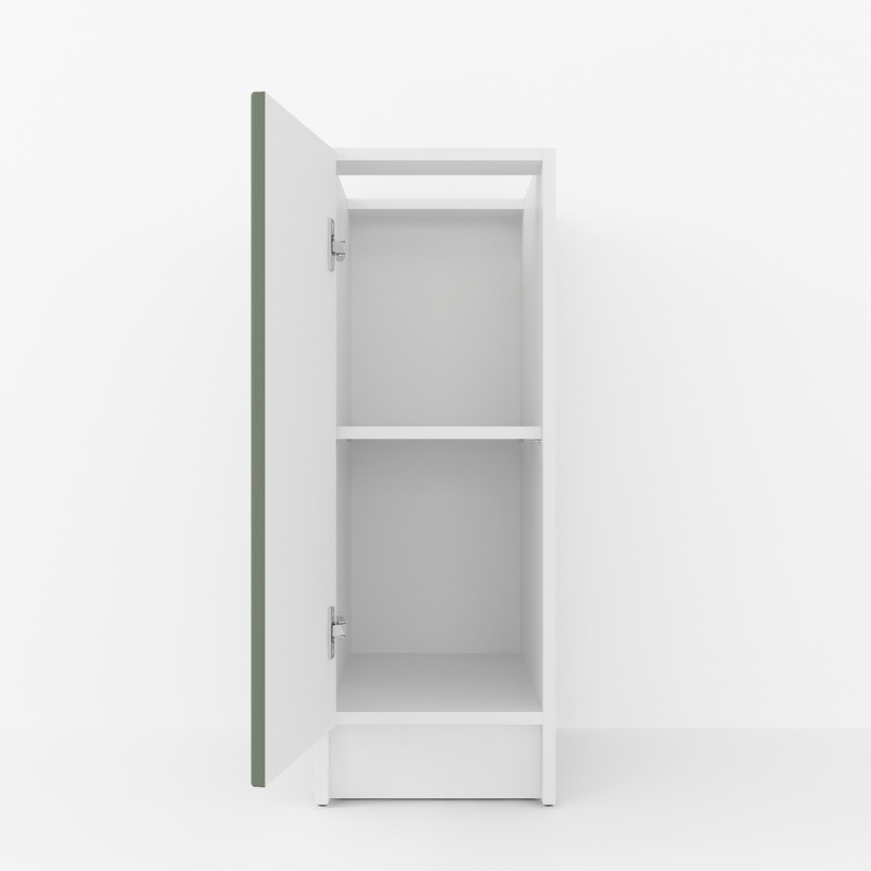 Тумба низ 300мм К-57 (без стільниці) білий - камуфляж