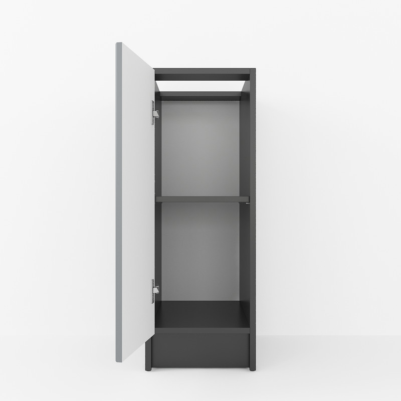 Тумба низ 300мм К-57 (без стільниці) чорний - асфальт