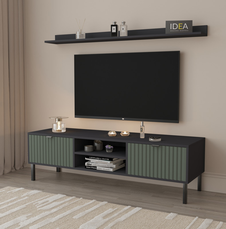 Тумба під ТВ П-5 Антрацит - Камуфляж