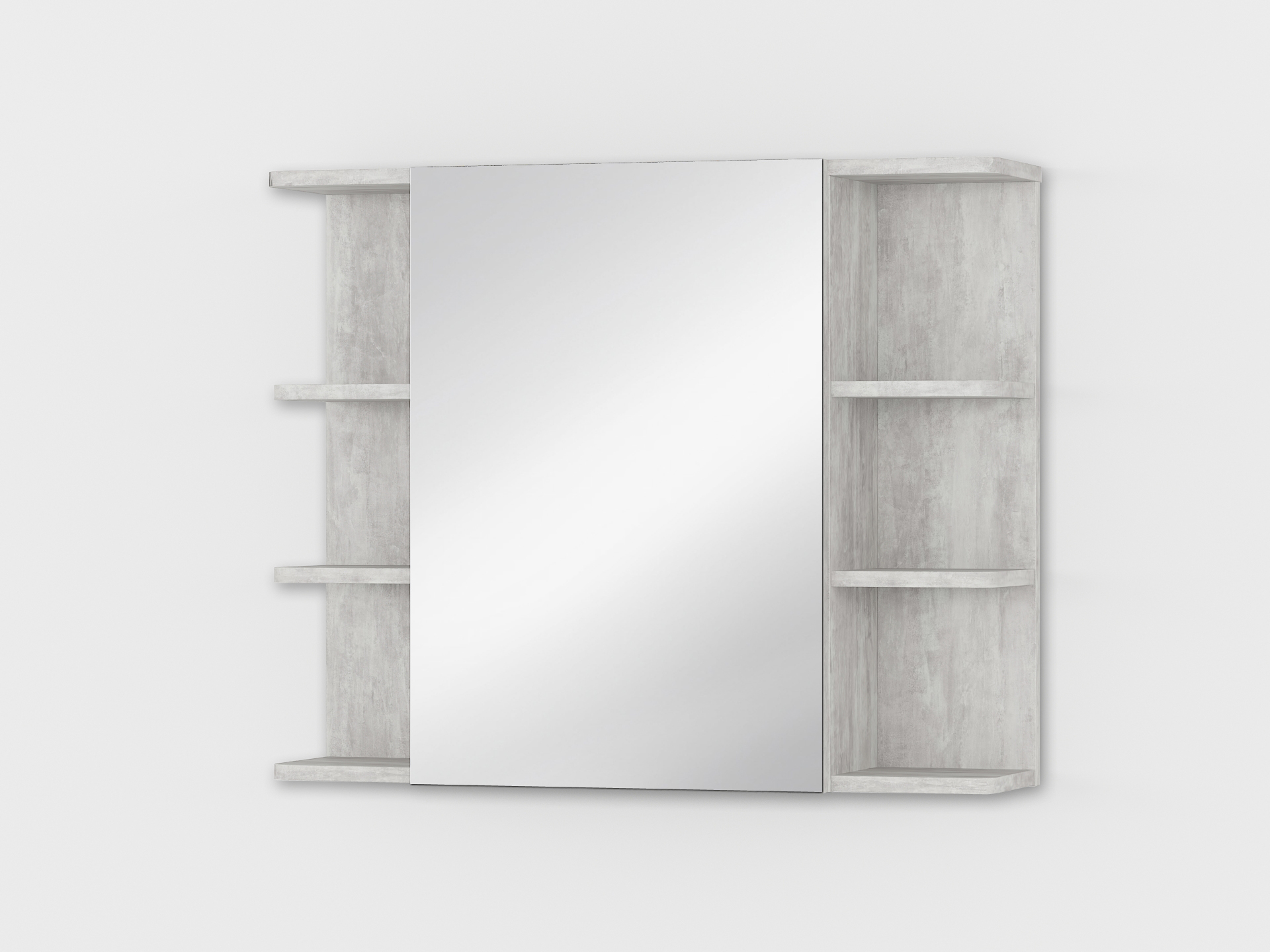 Полиця навісна із дзеркалом А-23 бетон