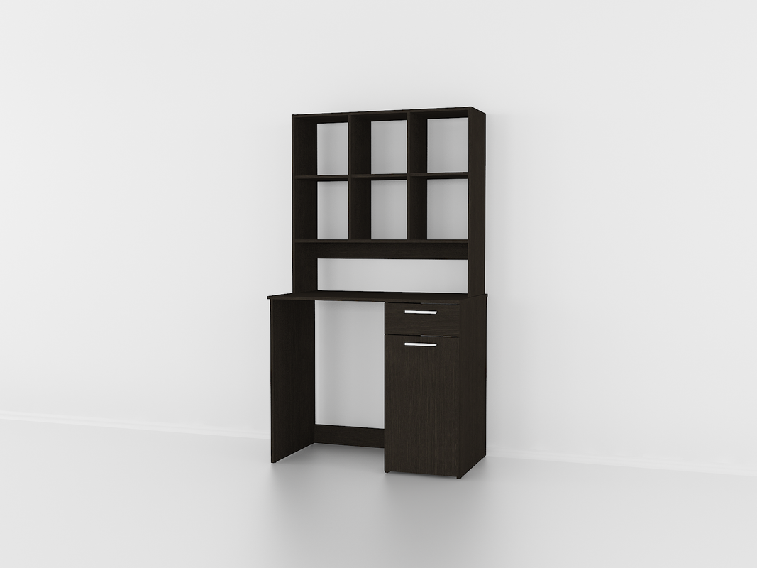 Тумба під пральну машину з полицями А-29 венге темний