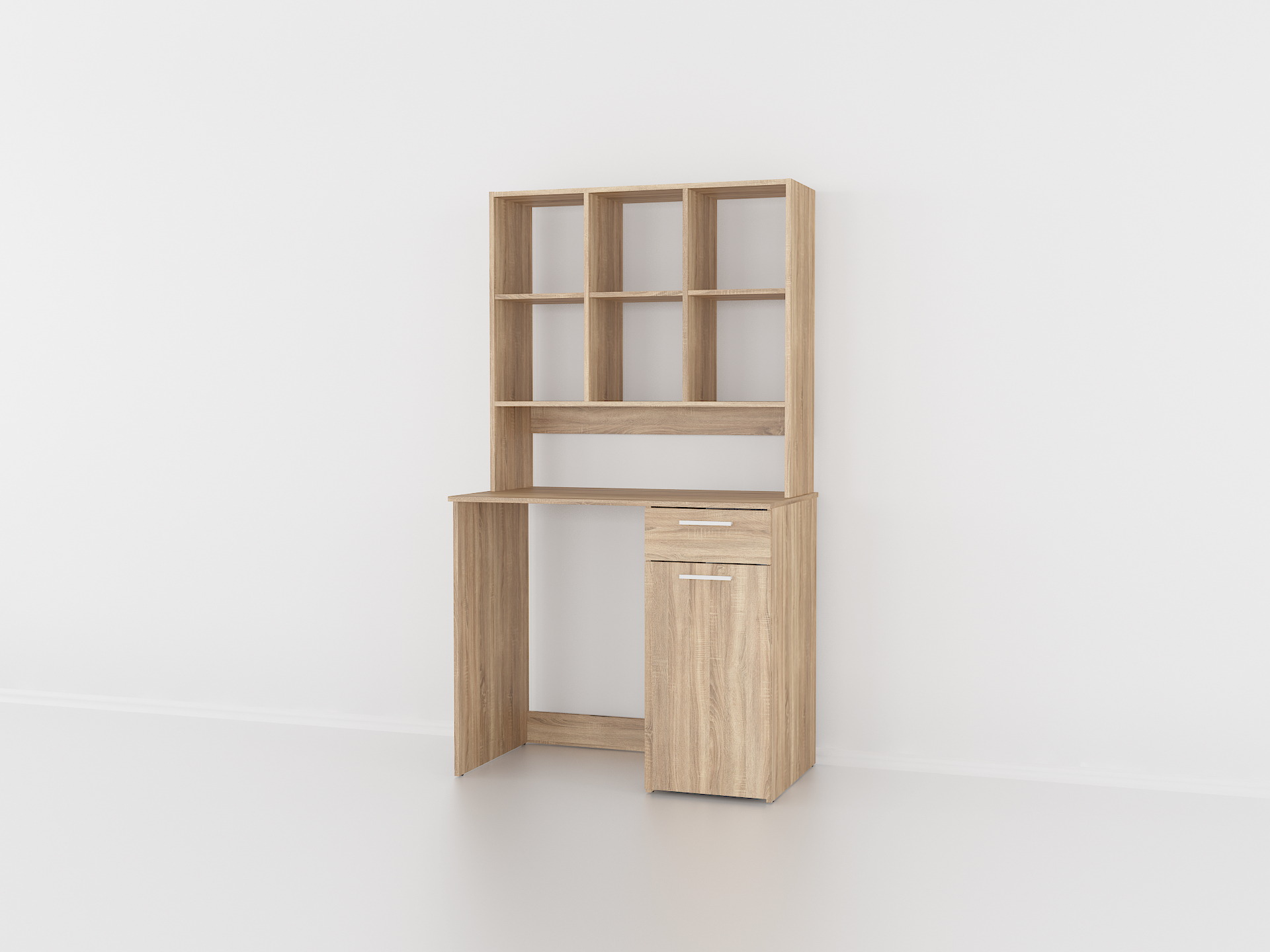 Тумба під пральну машину з полицями А-29 дуб сонома