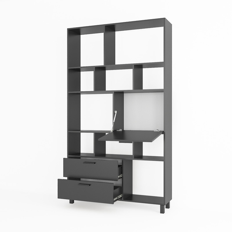 Стелаж А-176 чорний матовий