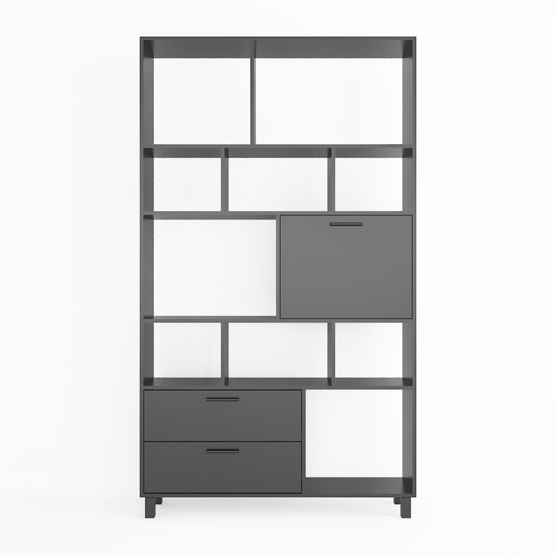 Стелаж А-176 чорний матовий