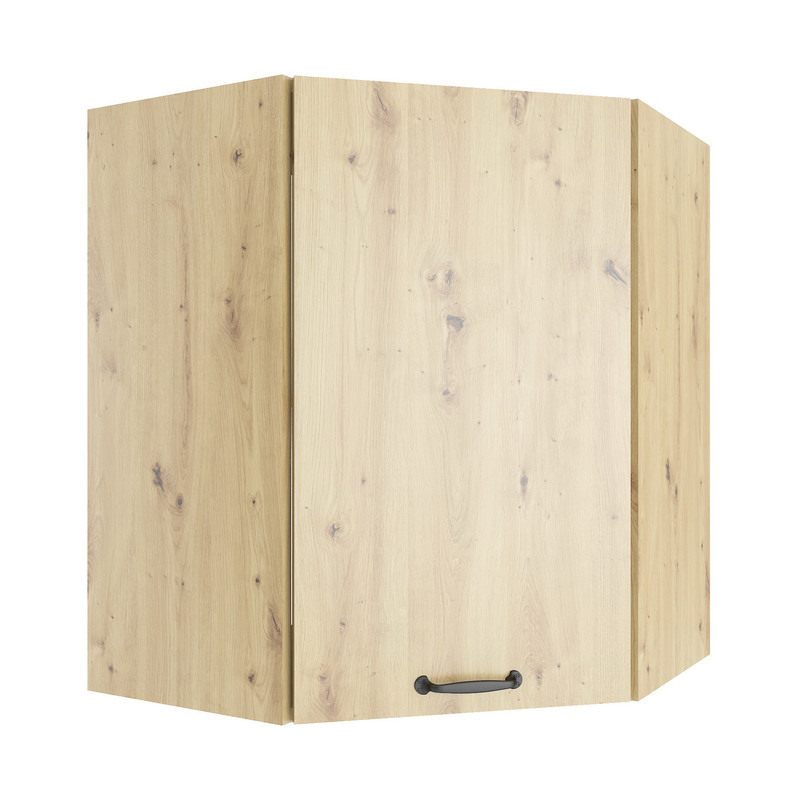 Шафа навісна кутова 600мм Н-17 Дуб Артизан