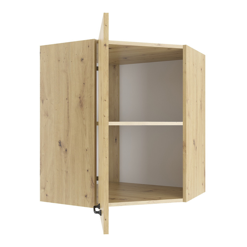 Шафа навісна кутова 600мм Н-17 Дуб Артизан