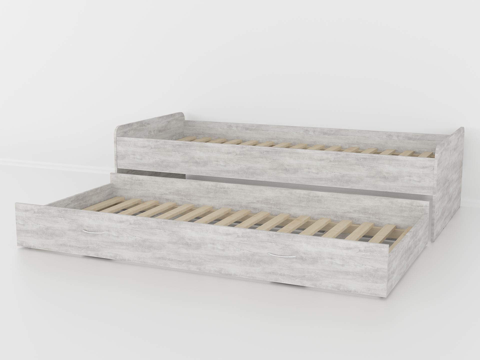 Ліжко двухспальне А-30 бетон