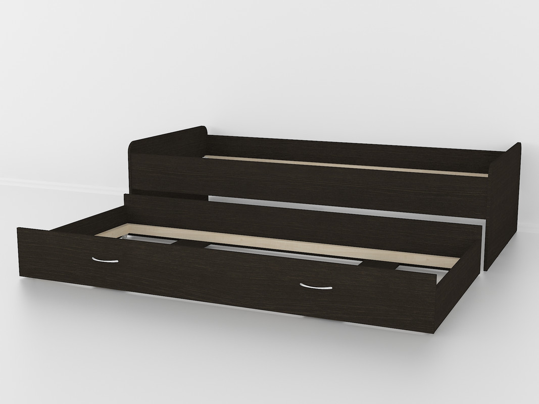 Ліжко двухспальне А-30 венге темний