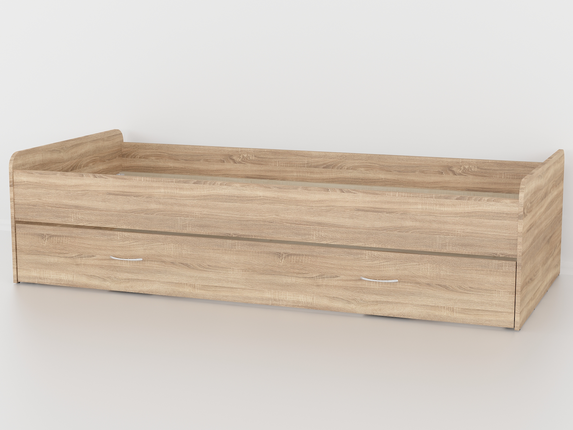 Ліжко двухспальне А-30 дуб сонома